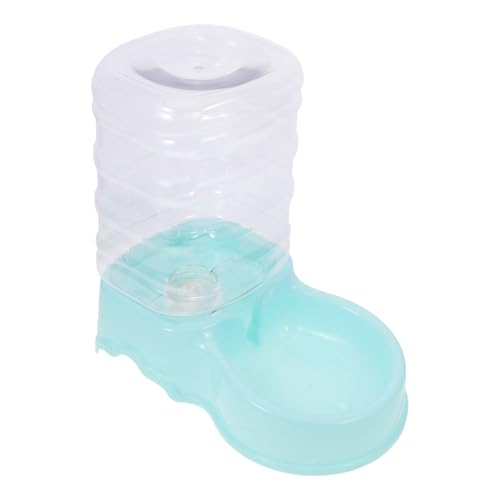 UPKOCH Trinkbrunnen für Haustiere Wasser Trinken Wasserspender isoliert Katzenfutter automatischer futterspender hundefutter Futternapf für Katzen Futterautomat für Hunde Plastik Sky-Blue von UPKOCH