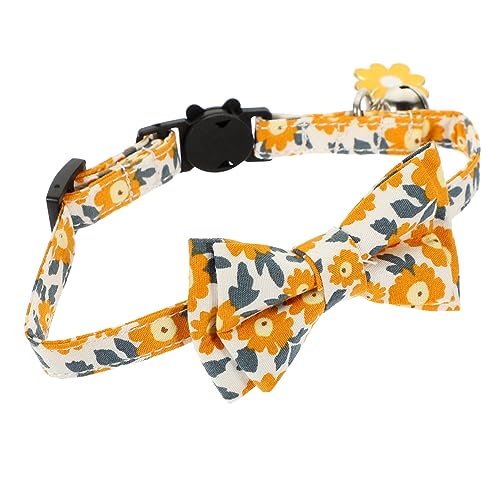 UPKOCH Verstellbares Hundehalsband mit Blumenmuster für Sicherer Metallschnallenverschluss für Kleine und Katzen für Partys und Besondere Anlässe UPKOCH Verstellbares Hundehalsband mit Blumenmuster für Sicherer Metallschnallenverschluss für Kleine und Katzen für Partys und Besondere Anlässe von UPKOCH