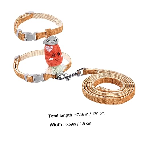 UPKOCH Verstellbares Katzengeschirr aus Robustem Polyester mit Leine Ausbruchsicher und Bequem für Katzen Kätzchen und Kleine Haustiere für und Sichere Ausflüge UPKOCH Verstellbares Katzengeschirr aus Robustem Polyester mit Leine Ausbruchsicher und Bequem für Katzen Kätzchen und Kleine Haustiere für und Sichere Ausflüge von UPKOCH