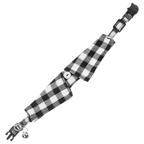 UPKOCH Verstellbares Katzenhalsband mit Fliege Kariert Stilvolles Design für Partys Hochzeiten und Bequem und Langlebig für Haustier UPKOCH Verstellbares Katzenhalsband mit Fliege Kariert Stilvolles Design für Partys Hochzeiten und Bequem und Langlebig für Haustier von UPKOCH