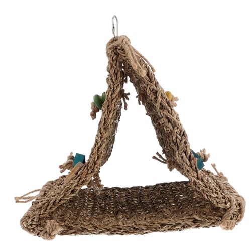 UPKOCH Vogel Hängematte aus Rattan Großes Papagei Nest für Haustiere Schlaf und Spielplatz für Wellensittiche Nymphensittiche und Andere Kleine Vögel Einfach zu Reinigen UPKOCH Vogel Hängematte aus Rattan Großes Papagei Nest für Haustiere Schlaf und Spielplatz für Wellensittiche Nymphensittiche und Andere Kleine Vögel Einfach zu Reinigen von UPKOCH