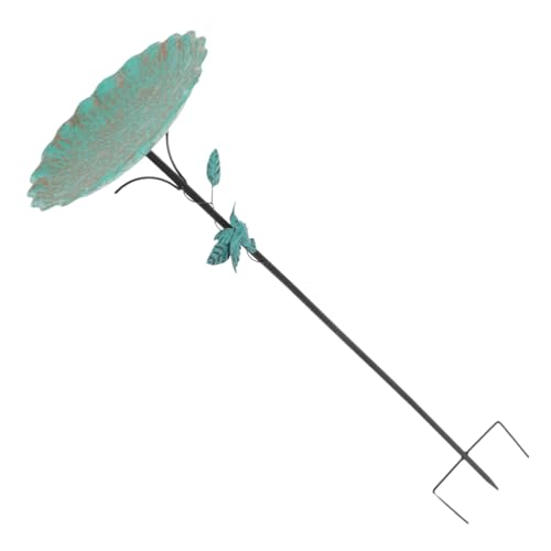 UPKOCH Vogelbadschale mit Pfahl Wetterbeständige Vogeltränke für Garten und Dekoratives Futterspender für Kleine und Sittiche Langlebiges Design für Ganzjährige UPKOCH Vogelbadschale mit Pfahl Wetterbeständige Vogeltränke für Garten und Dekoratives Futterspender für Kleine und Sittiche Langlebiges Design für Ganzjährige von UPKOCH