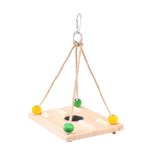 UPKOCH Hölzerner Vogelfutterspender Mit Schwenkplattform Für Papageien Praktischer Futter Wassernapf Einfach Aufzuhängen Leicht Und Stabil Für Nymphensittiche Und Wellensittiche Geeignet UPKOCH Hölzerner Vogelfutterspender Mit Schwenkplattform Für Papageien Praktischer Futter Wassernapf Einfach Aufzuhängen Leicht Und Stabil Für Nymphensittiche Und Wellensittiche Geeignet von UPKOCH