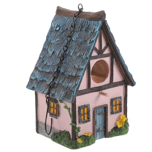 UPKOCH Vogelhaus aus Resin für Kleine Vögel Hängend Dekorativ für Garten und Innenräume Leichtes Design Attraktives für Vogelbeobachtung und Naturschutzbildung UPKOCH Vogelhaus aus Resin für Kleine Vögel Hängend Dekorativ für Garten und Innenräume Leichtes Design Attraktives für Vogelbeobachtung und Naturschutzbildung von UPKOCH