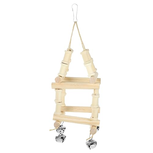 UPKOCH Vogelspielzeug aus Holz Hängende Schaukel für Papageien und Wellensittiche und Sicher Kauen und Fördert das Interesse Vögel UPKOCH Vogelspielzeug aus Holz Hängende Schaukel für Papageien und Wellensittiche und Sicher Kauen und Fördert das Interesse Vögel von UPKOCH