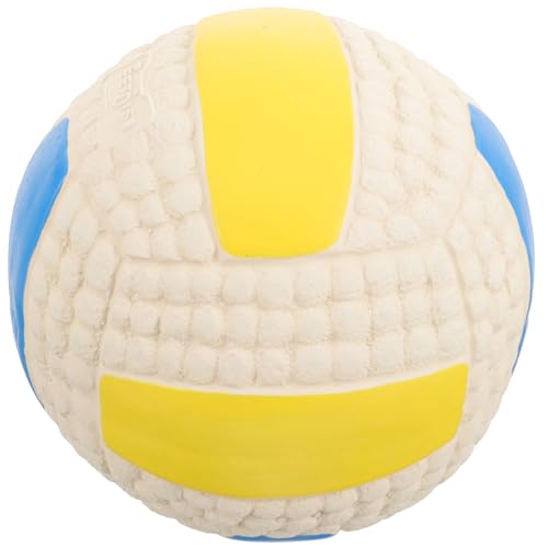 UPKOCH Volleyball Quietschball für Leichtes und Kompaktes Kauspielzeug für Welpen Interaktives Bewegung und Gesundheit für Kleine Mittlere und Große von UPKOCH