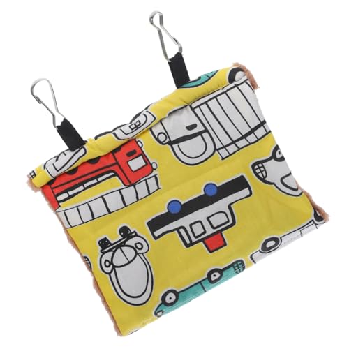 UPKOCH Warmer Dreieckiger Vogelkäfig Hängematte aus Nistbett für Kleine bis Mittlere Papageien und Kleintiere mit Aufhängung für Komfortables Schlafen im Winter von UPKOCH