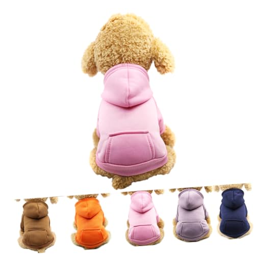 UPKOCH Warmer Haustiermantel XXL Weiche Herbst Winter Hundebekleidung mit Tasche Bequem Anzuziehen Hält Welpen Kälte Warm Modischer Pullover für Alltag und Fotosession von UPKOCH