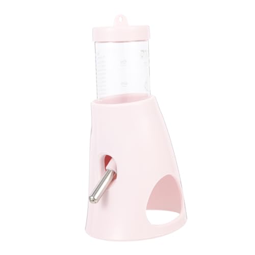 UPKOCH Wasserflasche für Hamster Stroh das Hamsterwasser groß hamsterzubehör Hamster zubehör automatischer wasserspender Haustiere Chinchilla-Accessoire Praktische Hamsterflasche pp Rosa von UPKOCH