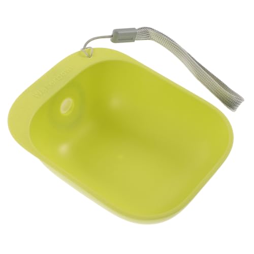 UPKOCH Wasserspender Für Haustiere Trinkzubehör Für Hundewasserflaschen Groß Welpe Trinken Schüsseln Fütterung Hundewassernapf Tragbar Trinker Wasserspender Hund Füttern Abs Light Green von UPKOCH