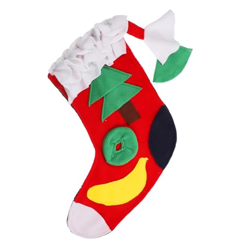 UPKOCH Weihnachtliche Schnüffelmatte für Sockenförmig für Welpen und Beschäftigung Verbessert das Fressverhalten und Fördert Suchfähigkeiten UPKOCH Weihnachtliche Schnüffelmatte für Sockenförmig für Welpen und Beschäftigung Verbessert das Fressverhalten und Fördert Suchfähigkeiten von UPKOCH
