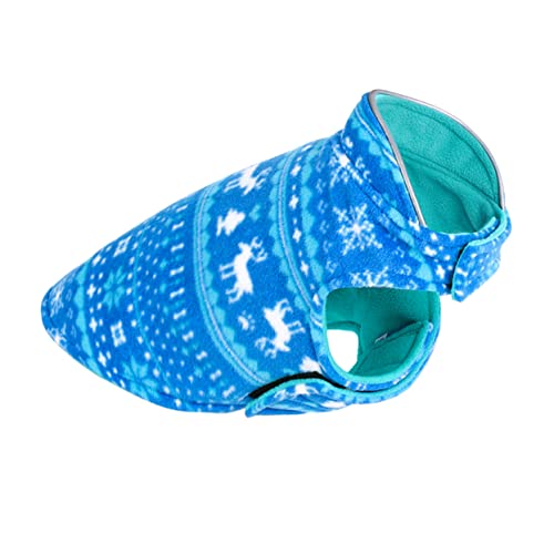 UPKOCH Weihnachtsdruckhundmantel Mäntel Klaus klein Weihnachtsmann Hunde Mantel groß Haustierkleidung im Weihnachtsstil Cosplay-Kleidung für Hunde Haustier Kostüme Polarfleece Himmelblau UPKOCH Weihnachtsdruckhundmantel Mäntel Klaus klein Weihnachtsmann Hunde Mantel groß Haustierkleidung im Weihnachtsstil Cosplay-Kleidung für Hunde Haustier Kostüme Polarfleece Himmelblau von UPKOCH