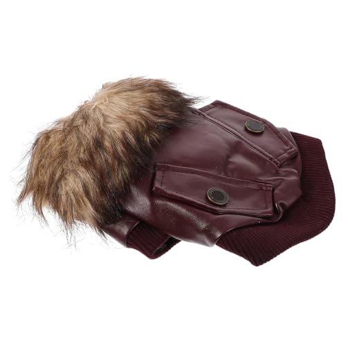 UPKOCH Welpenjacke Warm und Atmungsaktiv Winterjacke mit Wind und Wasserabweisender Rotes Design für Kleine Haustiermantel für Kalte UPKOCH Welpenjacke Warm und Atmungsaktiv Winterjacke mit Wind und Wasserabweisender Rotes Design für Kleine Haustiermantel für Kalte von UPKOCH