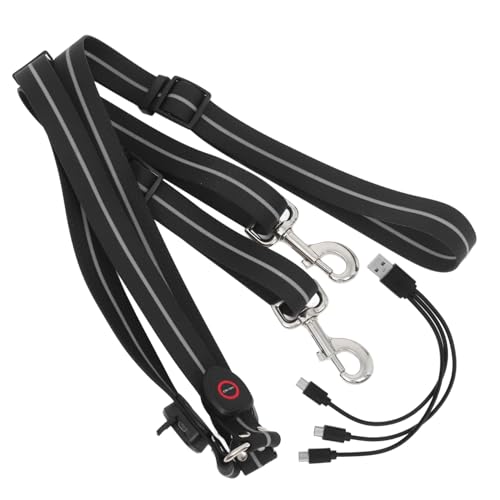 UPKOCH Wiederaufladbarer LED Pferdebrustgurt Hochsichtbare Sicherheitsausrüstung für Pferdetraining und Ausritte und Verstellbar für Nächtliche Aktivitäten und Pferdesport von UPKOCH
