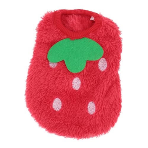 UPKOCH Hundeweste Hasen Hoodie für Kleine Haustiere Winter Fleece Kostüm Atmungsaktiv Warm aus Sicheren Materialien für Meerschweinchen und Kleine Hunde von UPKOCH