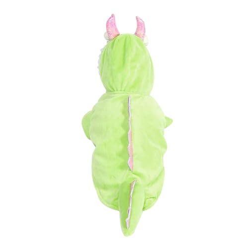 UPKOCH Witziges Dinosaurier Kostüm für Kleine Hunde und Katzen Lustiger Pet Cosplay Hoodie Unterhaltsames Verkleidungsoutfit für Party Karneval und Feiertage Einfach Anzuziehen Geeignet von UPKOCH