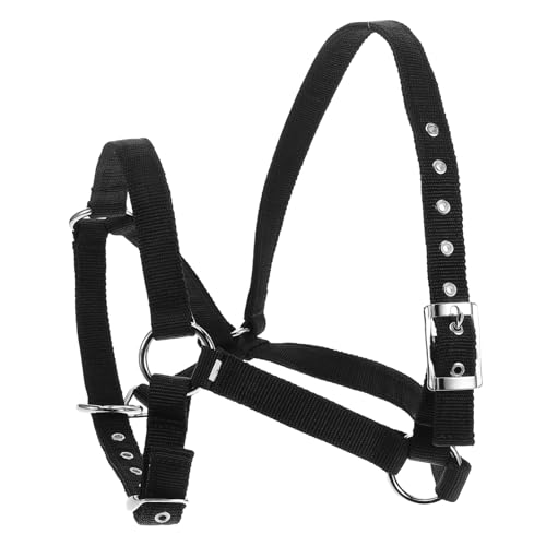 UPKOCH Zubehör Für Die Reitausbildung Gepolstertes Pferdehalfter Strickhalfter Für Pferde Ziegenausrüstung Pferdehalfter Aus Seil Wadenhalfter Abbrechbares Pferdehalfter Black Nylon von UPKOCH
