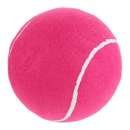 UPKOCH aufblasbarer Tennisball für interaktives Kauspielzeug für Haustiere Indoor großer Tennisball Hundebälle für große Hunde Hundefußball Gummi Rosy UPKOCH aufblasbarer Tennisball für interaktives Kauspielzeug für Haustiere Indoor großer Tennisball Hundebälle für große Hunde Hundefußball Gummi Rosy von UPKOCH