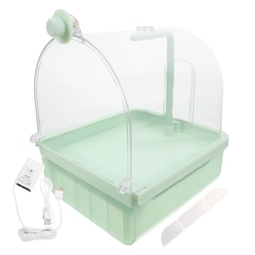 UPKOCH großer Vogelkäfig Vogel badewanne Vogelbadewanne Sittichspielzeug für kleine Vögel im Käfig Badewanne für Haustiere Sittich-Vogeltränke Vogelbad drinnen Haustierbad Abs Light Green UPKOCH großer Vogelkäfig Vogel badewanne Vogelbadewanne Sittichspielzeug für kleine Vögel im Käfig Badewanne für Haustiere Sittich-Vogeltränke Vogelbad drinnen Haustierbad Abs Light Green von UPKOCH