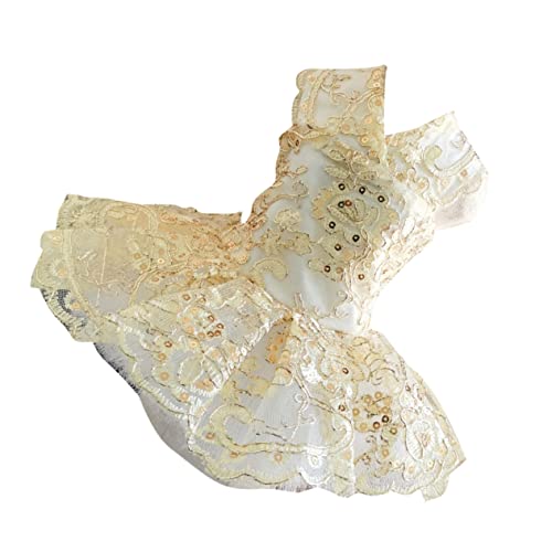 UPKOCH pet Kleidung Rock Dog Costume hundekleidung hundebekleidung Dog Accessories hundezubehör kleines hundekleid Kleidung für Haustiere Hund s Rockkostüm für Hund Pet-Spitzenrock Golden UPKOCH pet Kleidung Rock Dog Costume hundekleidung hundebekleidung Dog Accessories hundezubehör kleines hundekleid Kleidung für Haustiere Hund s Rockkostüm für Hund Pet-Spitzenrock Golden von UPKOCH