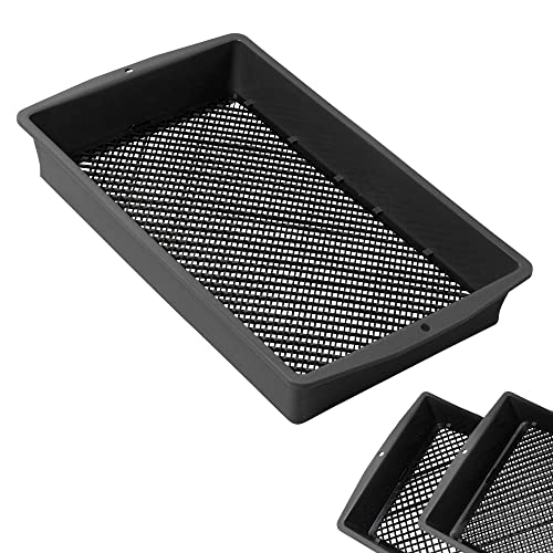 UPP 2-in-1 Gartensieb groß 56 x 32,5 x 8 cm | Quadratisches Kunststoff Sieb mit Einstellbarer Maschengröße 3,7 oder 10mm & Schiebefunktion | Vielseitig Nutzbar als Steinsieb, Erdsieb oder Sandsieb UPP 2-in-1 Gartensieb groß 56 x 32,5 x 8 cm | Quadratisches Kunststoff Sieb mit Einstellbarer Maschengröße 3,7 oder 10mm & Schiebefunktion | Vielseitig Nutzbar als Steinsieb, Erdsieb oder Sandsieb von UPP