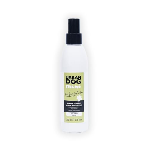 SCHONENDES SHAMPOO-SPRAY FÜR HUNDE OHNE AUSSPÜLEN, reich an Milcheiweißen 200 ml - GVO-frei und 100% Made in Italy SCHONENDES SHAMPOO-SPRAY FÜR HUNDE OHNE AUSSPÜLEN, reich an Milcheiweißen 200 ml - GVO-frei und 100% Made in Italy von URBAN DOG