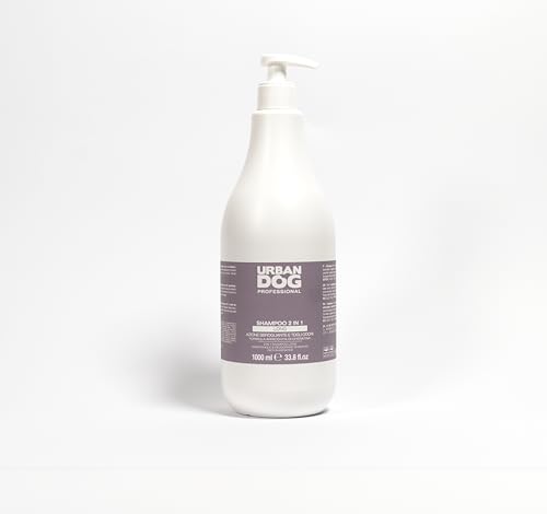 Urban DOG 2-in-1-Shampoo, Entwirrung und Geruchsentferner | reich an Keratin, 1000 ml Urban DOG 2-in-1-Shampoo, Entwirrung und Geruchsentferner | reich an Keratin, 1000 ml von URBAN DOG