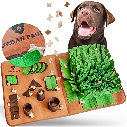 URBAN PAUL® Schnüffelteppich für Hunde - NEU - extra groß und vielseitig - extrem widerstandsfähiges Intelligenzspielzeug - Für Hunde jeder Größe von URBAN PAUL