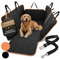 URBAN PAUL Autoschondecke für Rückbank schwarz/ orange von URBAN PAUL
