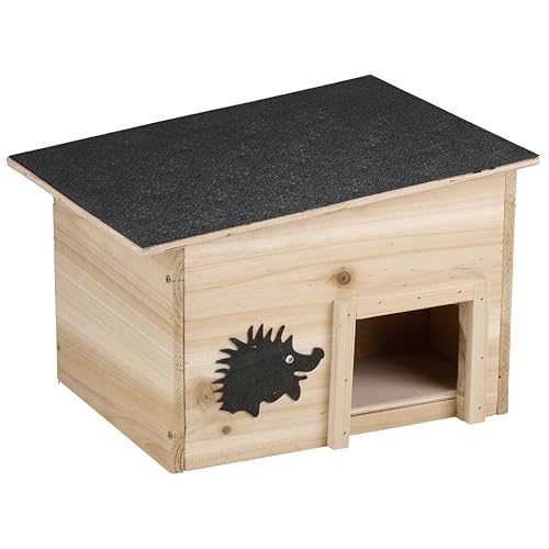 URBNLIVING Igel-Hostel aus Holz für den Garten, Natur-Überwinterungsbox mit Dach, Naturschutz, Raubtiersicher, für drinnen und draußen, für alle Jahreszeiten URBNLIVING Igel-Hostel aus Holz für den Garten, Natur-Überwinterungsbox mit Dach, Naturschutz, Raubtiersicher, für drinnen und draußen, für alle Jahreszeiten von URBNLIVING