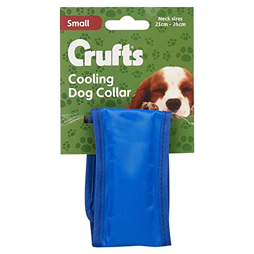 URBNLIVING Sommer Haustier Blau Instant EIS Gel Kühlung Halsband Hund Schal Temperatur Einstellbar - Small (21-26) cm von URBNLIVING