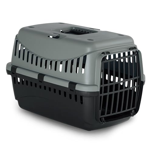 URBNLIVING Transportbox für Hunde und Katzen aus Kunststoff, robuste und leichte Reisebox mit sicherem Schloss und Belüftung, leicht zu reinigende Hundehütte für Welpen, Kätzchen und kleine Haustiere URBNLIVING Transportbox für Hunde und Katzen aus Kunststoff, robuste und leichte Reisebox mit sicherem Schloss und Belüftung, leicht zu reinigende Hundehütte für Welpen, Kätzchen und kleine Haustiere von URBNLIVING
