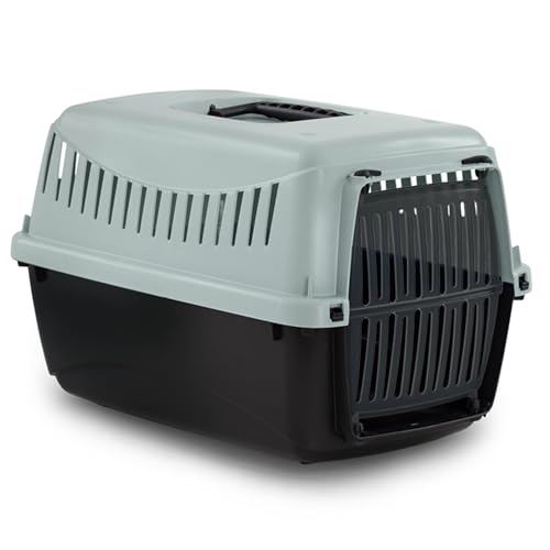 URBNLIVING Transportbox für Hunde und Katzen aus Kunststoff, robuste und leichte Reisebox mit sicherem Schloss und Belüftung, leicht zu reinigende Hundehütte für Welpen, Kätzchen und kleine Haustiere URBNLIVING Transportbox für Hunde und Katzen aus Kunststoff, robuste und leichte Reisebox mit sicherem Schloss und Belüftung, leicht zu reinigende Hundehütte für Welpen, Kätzchen und kleine Haustiere von URBNLIVING