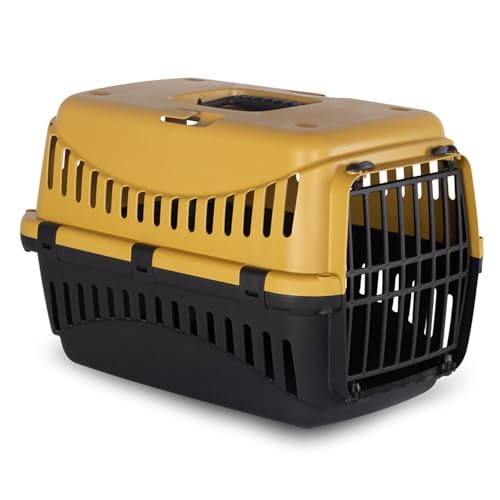 URBNLIVING Transportbox für Hunde und Katzen aus Kunststoff, robuste und leichte Reisebox mit sicherem Schloss und Belüftung, leicht zu reinigende Hundehütte für Welpen, Kätzchen und kleine Haustiere URBNLIVING Transportbox für Hunde und Katzen aus Kunststoff, robuste und leichte Reisebox mit sicherem Schloss und Belüftung, leicht zu reinigende Hundehütte für Welpen, Kätzchen und kleine Haustiere von URBNLIVING