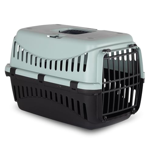 URBNLIVING Transportbox für Hunde und Katzen aus Kunststoff, robuste und leichte Reisebox mit sicherem Schloss und Belüftung, leicht zu reinigende Hundehütte für Welpen, Kätzchen und kleine Haustiere URBNLIVING Transportbox für Hunde und Katzen aus Kunststoff, robuste und leichte Reisebox mit sicherem Schloss und Belüftung, leicht zu reinigende Hundehütte für Welpen, Kätzchen und kleine Haustiere von URBNLIVING
