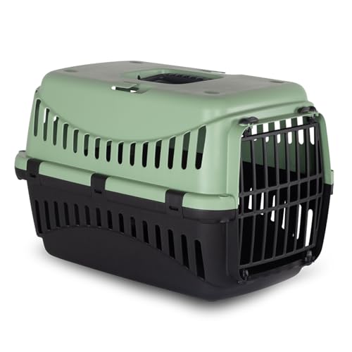 URBNLIVING Transportbox für Hunde und Katzen aus Kunststoff, robuste und leichte Reisebox mit sicherem Schloss und Belüftung, leicht zu reinigende Hundehütte für Welpen, Kätzchen und kleine Haustiere URBNLIVING Transportbox für Hunde und Katzen aus Kunststoff, robuste und leichte Reisebox mit sicherem Schloss und Belüftung, leicht zu reinigende Hundehütte für Welpen, Kätzchen und kleine Haustiere von URBNLIVING