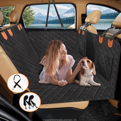 URGVANZ PET Hundesitzbezug mit Harter Unterseite, Autoschondecke Hund Rücksitz Wasserdicht Kratzfest rutschfest, Hundedecke Auto mit Stabiler Bodenplatte, Schwarz URGVANZ PET Hundesitzbezug mit Harter Unterseite, Autoschondecke Hund Rücksitz Wasserdicht Kratzfest rutschfest, Hundedecke Auto mit Stabiler Bodenplatte, Schwarz von URGVANZ PET