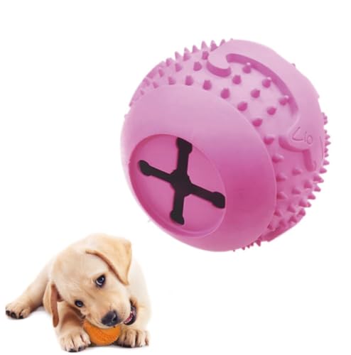 URITIS Spielzeug zum Austreten von Futter, interaktives Hundespielzeug, Kauspielzeug für Hunde, Lernspielzeug für Haustiere, Spielzeug zum Verteilen von Leckerlis für Hunde, Hundebälle von URITIS