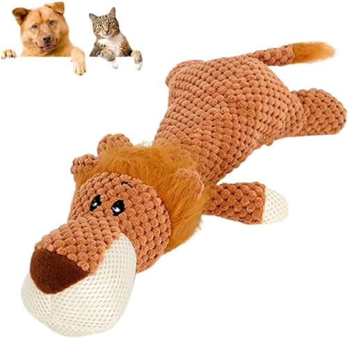 URITIS Unzerstörbares Hundespielzeug, Kauspielzeug, Hundespielzeug, Hundegeräuschspielzeug, interaktives Plüschspielzeug, Beißspielzeug für Welpen von URITIS