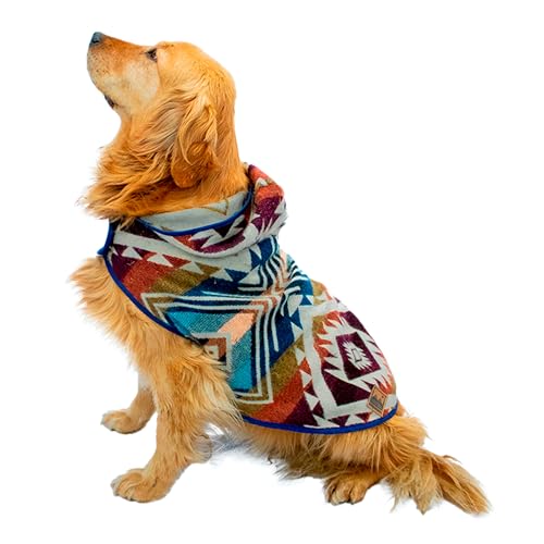 URQUKUMA Hundekleidung für große Hunde, handgefertigter Pullover, Hundeponcho – gestrickt von Kunsthandwerkern im Herzen der Berge Ecuadors – Winter-Kapuzenpullover – Haustierkostüm URQUKUMA Hundekleidung für große Hunde, handgefertigter Pullover, Hundeponcho – gestrickt von Kunsthandwerkern im Herzen der Berge Ecuadors – Winter-Kapuzenpullover – Haustierkostüm von URQUKUMA