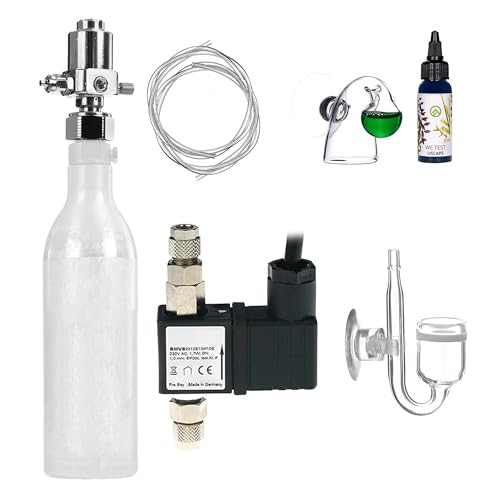 USCAPE CO2 Anlage Aquarium Sodaflaschen Komplettset - Inkl. Nano-Diffusor, Dauertest, Druckminderer, 2m Schlauch - Profi USCAPE CO2 Anlage Aquarium Sodaflaschen Komplettset - Inkl. Nano-Diffusor, Dauertest, Druckminderer, 2m Schlauch - Profi von USCAPE