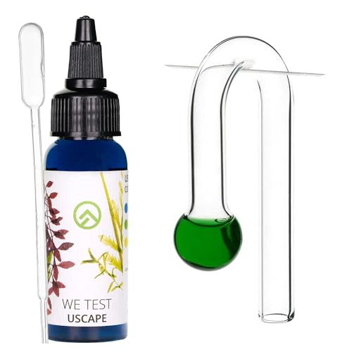 USCAPE CO2 Dauertest HangOn inkl. Testflüssigkeit Set (Dauertest HangOn M + 20mg/L Testflüssigkeit) von USCAPE
