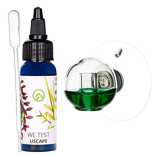 USCAPE CO2 Dauertest Orb inkl. Testflüssigkeit Set (Dauertest Orb XS + 20mg/L Testflüssigkeit) von USCAPE