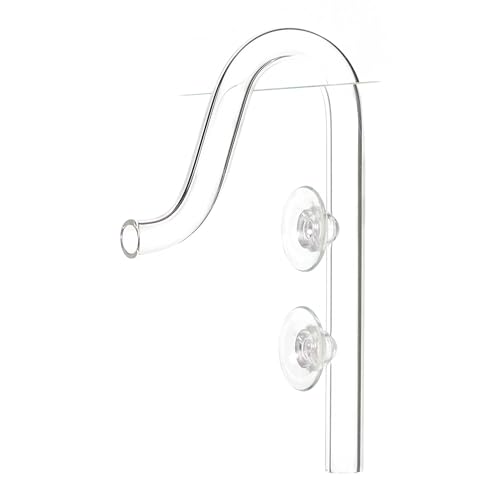 USCAPE Jet Pipe Outflow Glas - Aquarien Filterauslauf Glasware (13mm (12/16mm) / mit Saugnapf) von USCAPE