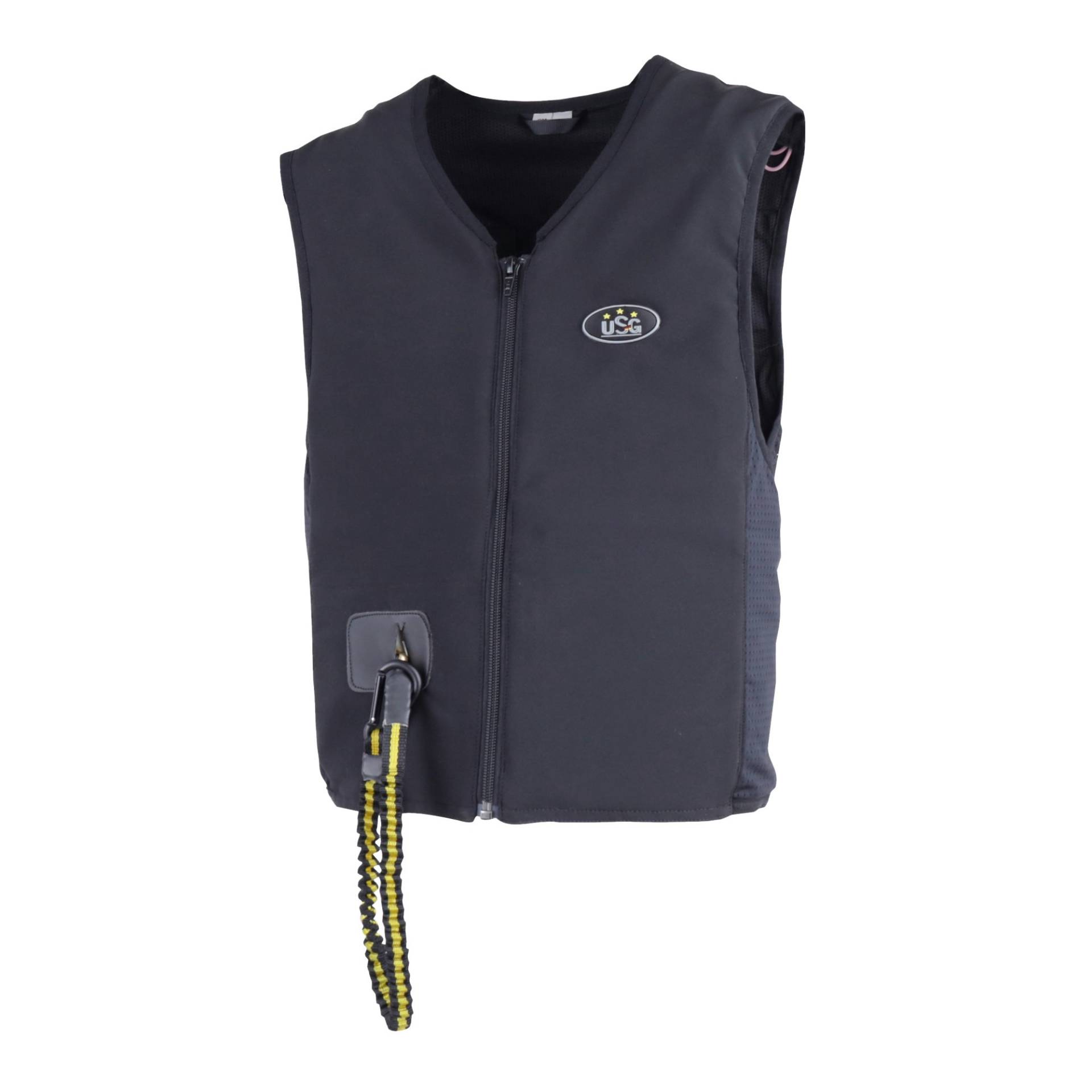 EquiAirbag® Aixplorer Luft-Weste schwarz Al/Axl inkl.einer CO2-Kartusche & Werkzeug von USG
