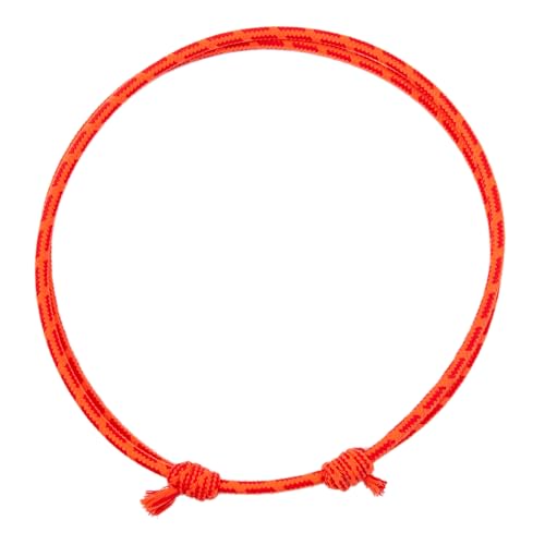 USG 15200002 Halsring, rund und größenverstellbar, Orange/Rot Gemustert von USG