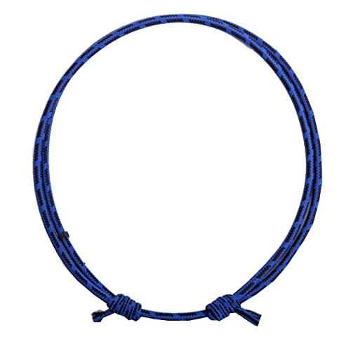 USG 15200002 Halsring, rund und größenverstellbar, Royalblau/Schwarz von USG