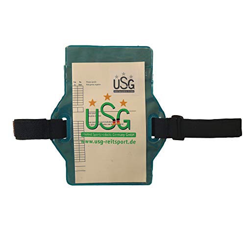 Medical card, Rückseite mit Samtbezug von USG
