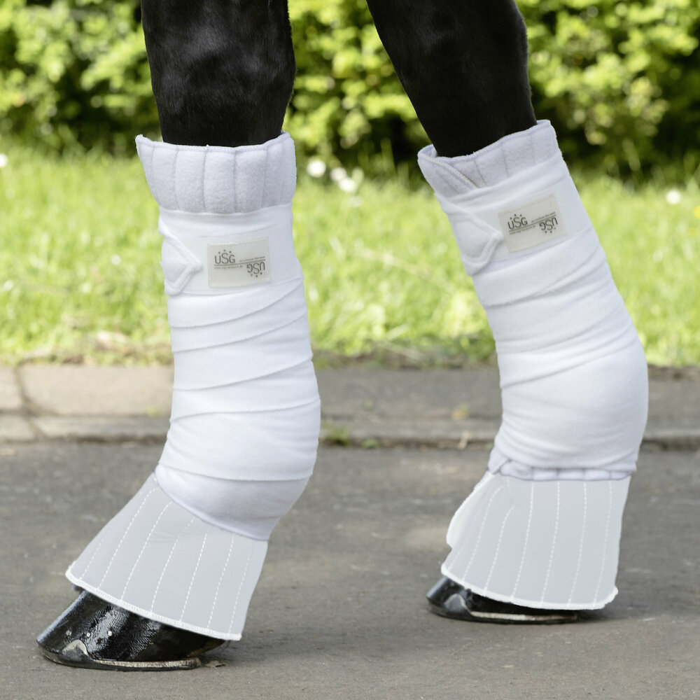 Usg Bandagierunterlagen mit Ballenverstärkung 2er Set/weiß, L Usg Bandagierunterlagen mit Ballenverstärkung 2er Set/weiß, L von USG