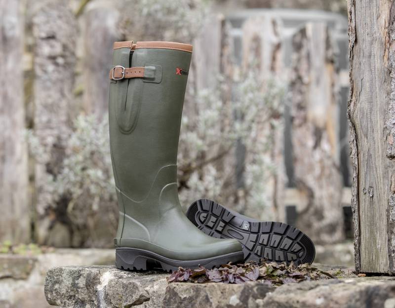 Usg Crosslander Outdoor Boots Kodiak Kniehoch Oliv Gr. 40 von USG
